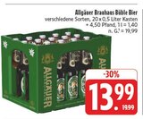 Büble Bier im Angebot bei EDEKA in Coburg Büble Bier Angebote von Allgäuer Brauhaus bei EDEKA Coburg für 13,99 €