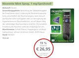 Mint Spray, 1 mg/Sprühstoß bei LINDA im Köngen Prospekt für 26,95 €