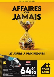 Bricolage Angebote im Prospekt "AFFAIRES OU JAMAIS" von Tout Faire auf Seite 1