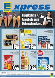E xpress Prospekt "Eisgekühlte Angebote zum Dahinschmelzen." für Augsburg, 4 Seiten, 21.07.2025 - 26.07.2025