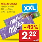 Großtafel bei Netto Marken-Discount im Riegelsberg Prospekt für 2,22 €