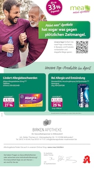 Aktueller mea - meine apotheke Prospekt "Unsere April-Angebote" für Erlangen Aktueller mea - meine apotheke Prospekt für Erlangen mit Seiten