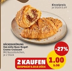 Das süße Nuss-Nugat-Creme-Croissant im Angebot bei Penny in Solingen Das süße Nuss-Nugat-Creme-Croissant Angebote von BÄCKERKRÖNUNG bei Penny Solingen für 1,00 €