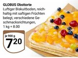 Obsttorte Angebote von Globus bei GLOBUS Gotha für 7,20 €
