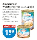 Leberkäse von Zimmermann im aktuellen V-Markt Prospekt für 1,99 €
