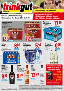Trinkgut Prospekt Obertraublings Getränkemarkt! mit  Seiten in Zeitlarn und Umgebung