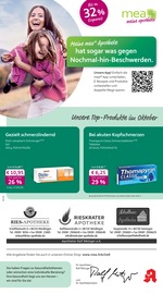 mea - meine apotheke Apotheken Prospekt der aktuellen Woche mit 4 Seiten, gültig von 01.10.2025 bis 31.10.2025, in Nördlingen und Umgebung Aktueller mea - meine apotheke Apotheken Prospekt in Nördlingen und Umgebung, "Unsere Oktober-Angebote" mit 4 Seiten, 01.10.2025 - 31.10.2025