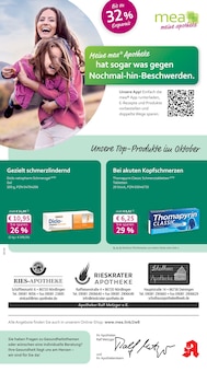 mea - meine apotheke Prospekt Unsere Oktober-Angebote mit 4 Seiten