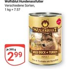 Hundenassfutter im Angebot bei GLOBUS in Trier Hundenassfutter Angebote von Wolfsblut bei GLOBUS Trier für 2,99 €