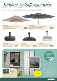 Ampelschirm im ROLLER Prospekt "GARTENLIEBE" auf Seite 21