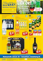 Netto Marken-Discount Prospekt für Seligenstadt: "DER ORT, AN DEM REGIONALE BRAUEREIEN UND BRUNNEN UNSERE PARTNER SIND.", 2 Seiten, 14.10.2024 - 19.10.2024