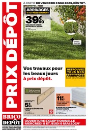 Prospectus Brico Dépôt à Montlhéry, "PRIX DÉPÔT", 24 pages, 03/05/2024 - 16/05/2024