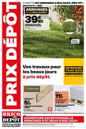 Prospectus Brico Dépôt à Saulx-les-Chartreux, "PRIX DÉPÔT", 24 pages de promos valables du 03/05/2024 au 16/05/2024