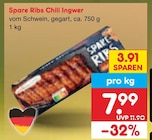 Spare Ribs Chili Ingwer Angebote bei Netto Marken-Discount Hannover für 7,99 €