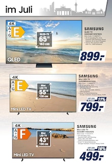 Fernseher im aktuellen expert Prospekt (Berlin) Fernseher im expert Prospekt "SAMSUNG Highlights im Juli" mit 6 Seiten (Berlin)