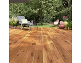 Lame de terrasse bois en pin traité - Long.3600 X Larg.144 X Ep.27 mm - Blooma en promo à 9,90 € chez Brico Dépôt Lame de terrasse bois en pin traité - Long.3600 X Larg.144 X Ep.27 mm - Blooma dans le catalogue Brico Dépôt