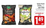 Linsen-Chips oder pop-Chips Angebote von funny-frisch bei EDEKA Landshut für 1,49 €