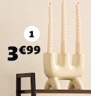 Gifi Choisy-le-Roi - Promo Bougeoir triple Promo Bougeoir triple à 3,99 € dans le catalogue Gifi à Choisy-le-Roi
