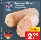 Hausmacher Sülzwurst mit Kümmel Angebot in Klettwitz Hausmacher Sülzwurst mit Kümmel im aktuellen Prospekt bei Netto Marken-Discount in Klettwitz