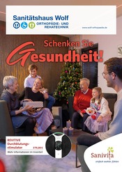 Aktueller Orthopädie- und Reha-Technik Wolf GmbH & Co. KG Sanitätshaus Prospekt in Leipzig und Umgebung, "Schenken Sie Gesundheit!" mit 6 Seiten, 13.11.2024 - 31.01.2025