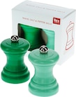 Salz- & Pfeffermühle aus Kunststoff, grün (4,2x4,2x7 cm) bei dm-drogerie markt im Prospekt "" für 6,95 €
