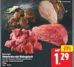 Rinderbraten von Bauergut für 1,29 € bei EDEKA im Angebot Rinderbraten von Bauergut im aktuellen EDEKA Prospekt