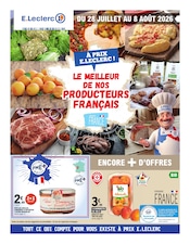 Prospectus Supermarchés E.Leclerc en cours à Tercé et alentours, "TOUT CE QUI COMPTE POUR VOUS EXISTE À PRIX E.LECLERC", 48 pages, 28/07/2026 - 08/08/2026 Catalogue Supermarchés E.Leclerc en cours à Tercé et alentours, "TOUT CE QUI COMPTE POUR VOUS EXISTE À PRIX E.LECLERC", 48 pages, 28/07/2026 - 08/08/2026