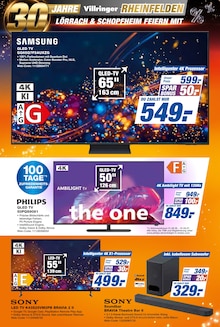 Fernseher im expert Prospekt "Top Angebote" mit 16 Seiten (Lörrach)