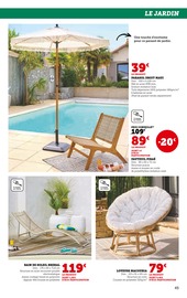 Salon De Jardin Angebote im Prospekt "Super U" von Super U Salon De Jardin Angebote im Prospekt "Super U" von Super U auf Seite 45