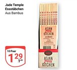 Essstäbchen im Angebot bei GLOBUS in Wiesbaden Essstäbchen Angebote von Jade Temple bei GLOBUS Wiesbaden für 1,29 €