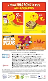 Promos Glace dans le catalogue "LE MARCHÉ À PRIX BAS !" de Super U Glace en promo dans le catalogue Super U à la page 12