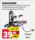 Aktuelle Fahrradträger Angebote bei E center in Ludwigshafen (Rhein) Aktuelles Heckträger Angebot bei E center in Ludwigshafen (Rhein) ab 39,99 €