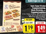 Frischer Flammkuchenteig im Angebot bei EDEKA in Monheim Frischer Flammkuchenteig Angebote von Tante Fanny bei EDEKA Monheim für 1,19 €
