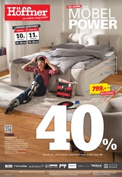 Schlafzimmer im Höffner Prospekt in Paderborn Aktueller Höffner Prospekt mit Schlafzimmer, "MÖBELPOWER", Seite 1