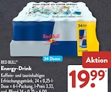 Aktuelle Red Bull Angebote bei ALDI SÜD in Ulm Aktuelles Energy-Drink Angebot bei ALDI SÜD in Ulm ab 19,99 €