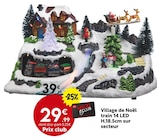 Village de Noël train 14 LED à 29,99 € dans le catalogue Maxi Bazar
