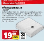 Wärmeunterbett im E center Prospekt Wärmeunterbett von im aktuellen E center Prospekt für 19,99 €