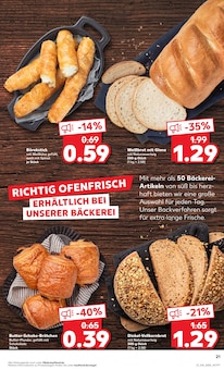 Brot im Kaufland Prospekt "Aktuelle Angebote" mit 52 Seiten (Lübeck)