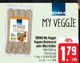 Aktuelle Bratwurst Angebote bei E center in Nürnberg Aktuelles My Veggie Vegane Bratwurst Angebot bei E center in Nürnberg ab 1,79 €