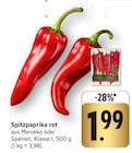 Spitzpaprika rot Angebote bei EDEKA Mannheim für 1,99 €