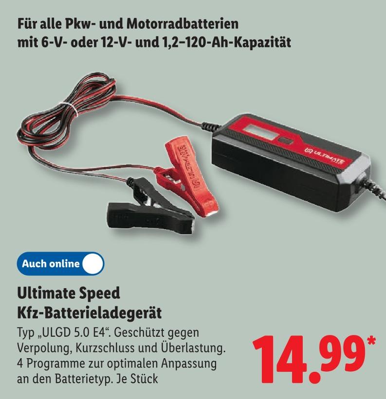 Kfz-Batterieladegerät