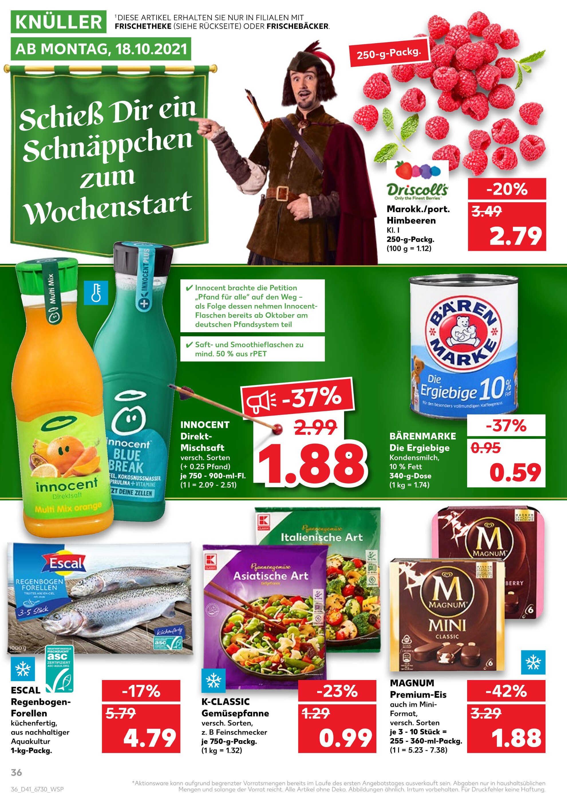Kaufland Prospekt für Stößen mit 40 Seiten Kaufland Prospekt für Stößen: "KNÜLLER", 40 Seiten, 18.10.2021 - 20.10.2021