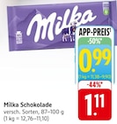 Schokolade Angebote von Milka bei EDEKA Mainz für 0,99 €