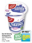 Schlagsahne im Angebot bei EDEKA in Schwäbisch Hall Schlagsahne Angebote von Gut & Günstig bei EDEKA Schwäbisch Hall für 0,89 €