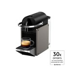 Machine à café Nespresso Pixie titane - NESPRESSO - Carrefour à Cannes Machine à café Nespresso Pixie titane - NESPRESSO en promo chez Carrefour Cannes à 109,99 €