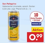 Limonade von San Pellegrino für 0,99 € bei Netto Marken-Discount im Angebot Limonade von San Pellegrino im aktuellen Netto Marken-Discount Prospekt