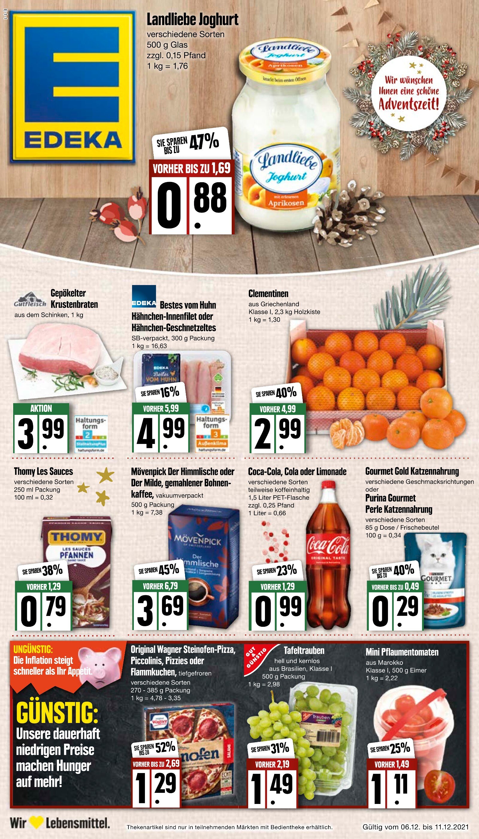 EDEKA Prospekt für Wentorf mit 20 Seiten EDEKA Prospekt für Wentorf: "Aktuelle Angebote", 20 Seiten, 06.12.2021 - 11.12.2021