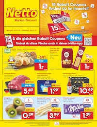 Netto Marken-Discount Prospekt für Brandenburg: "Aktuelle Angebote", 60 Seiten, 24.03.2025 - 29.03.2025