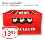 Münchner Hell im Angebot bei GLOBUS in Erfurt Münchner Hell Angebote von Paulaner bei GLOBUS Erfurt für 13,99 €