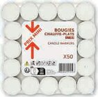 50 bougies chauffe-plats dans le catalogue Super U